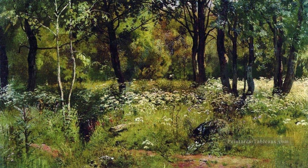 paysage classique de clairière forestière Ivan Ivanovitch Peintures à l'huile